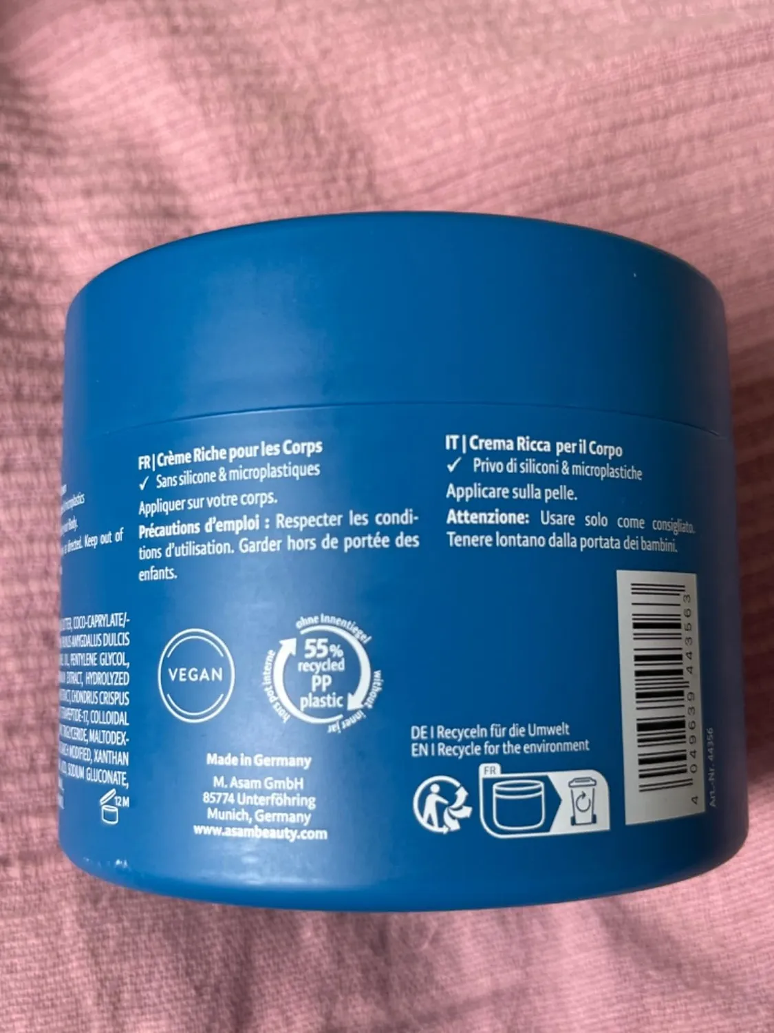 M. Asam Ocean Minerals crème corps 300 ml raffermissante