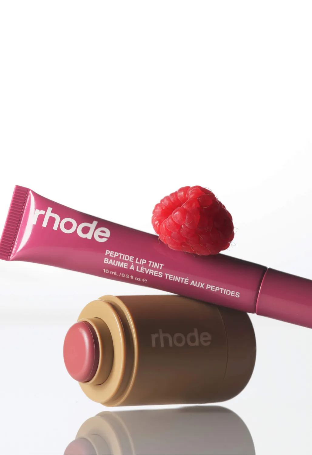 Rhode The Duos duo Sleepy Girl Raspberry Jelly blush gloss