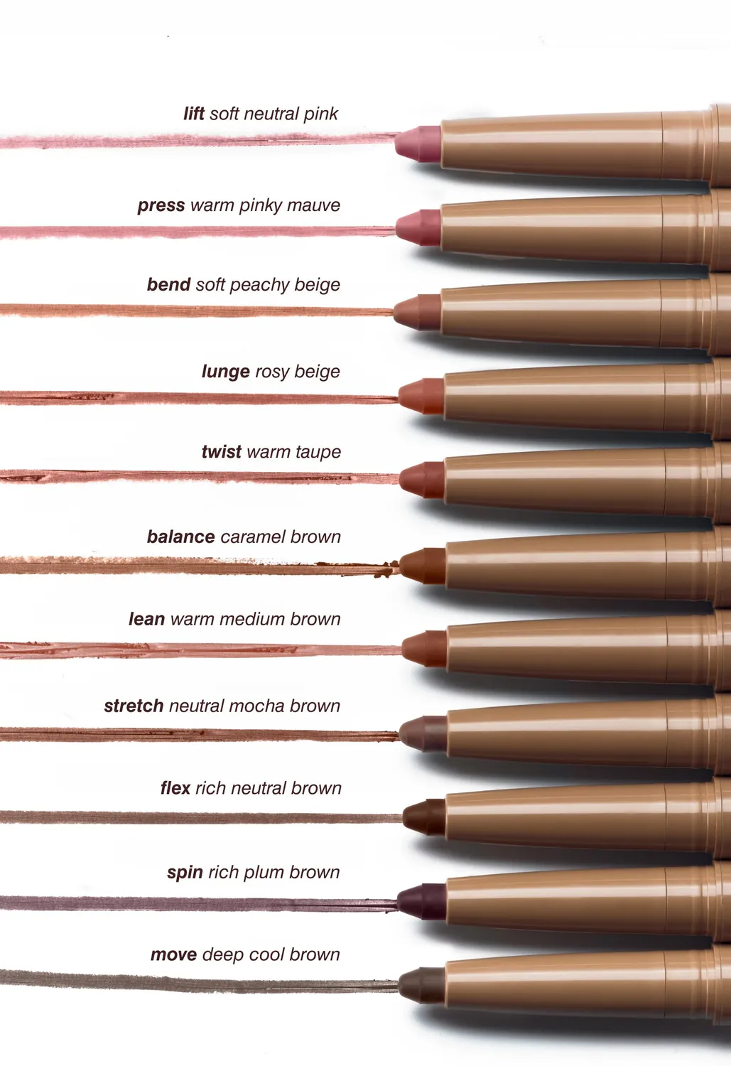 Rhode Peptide Lip Shape Set crayon lèvres 4 x 0,75 g contour