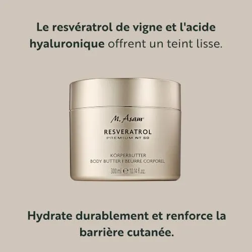 M. Asam Resveratrol NT50 beurre corporel 300 ml karité