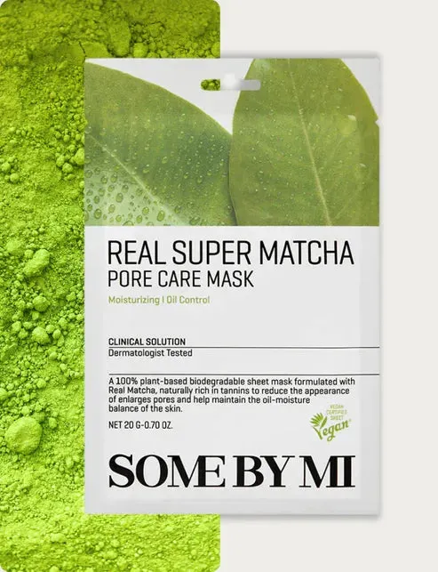 SOME BY MI Real Super Matcha masque visage pores