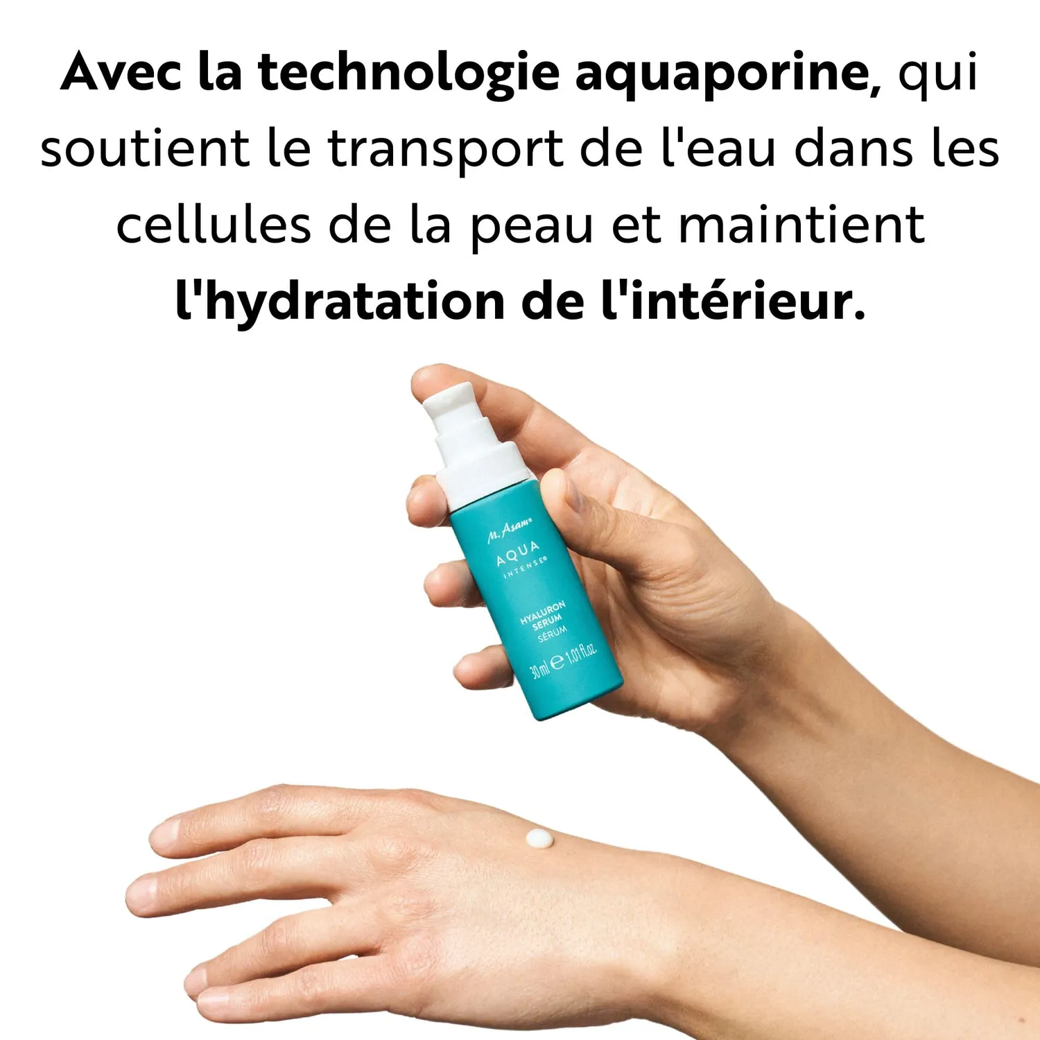 M. Asam Aqua Intense sérum hyaluronique 100 ml sans parfum