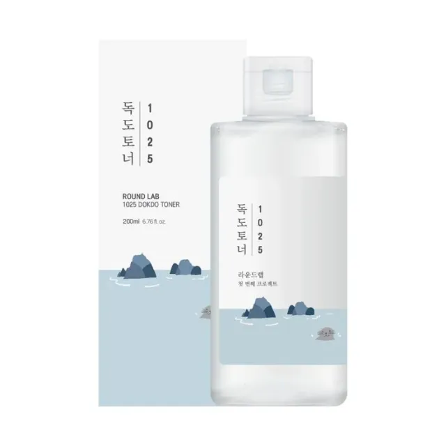 ROUND LAB 1025 Dokdo lotion hydratante 200ml triple acide hyaluronique