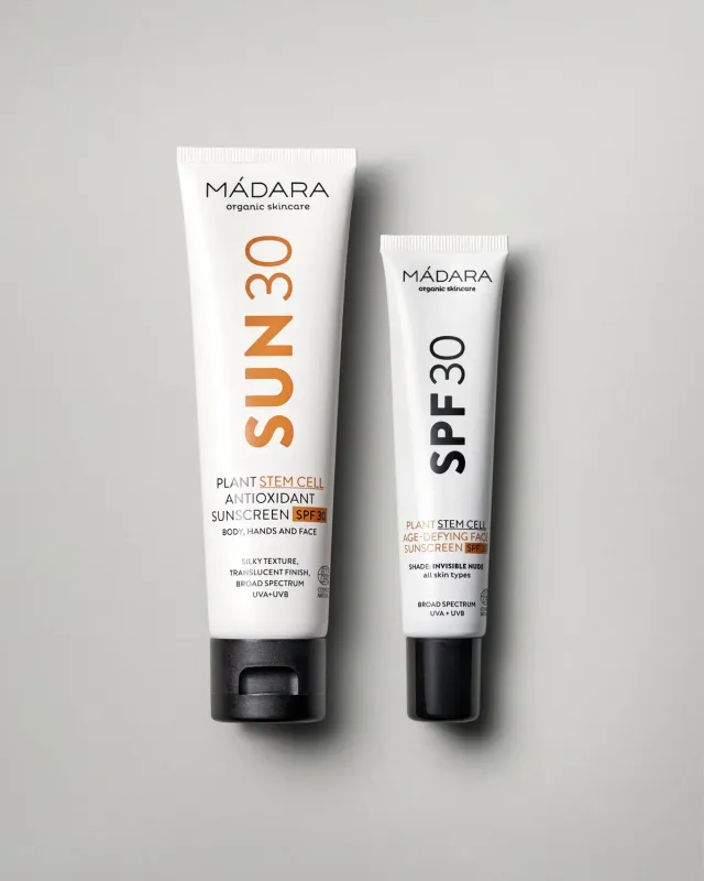 MÁDARA Mineral Sunscreen Set solaires SPF30 visage et corps
