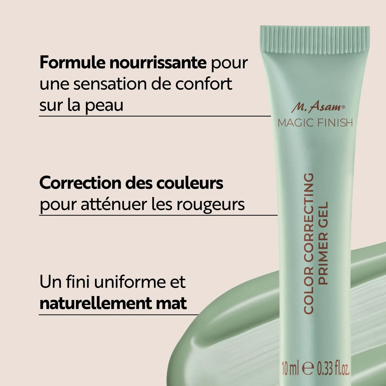 M. Asam Magic Finish Gel Green base verte 10 ml anti-rougeurs