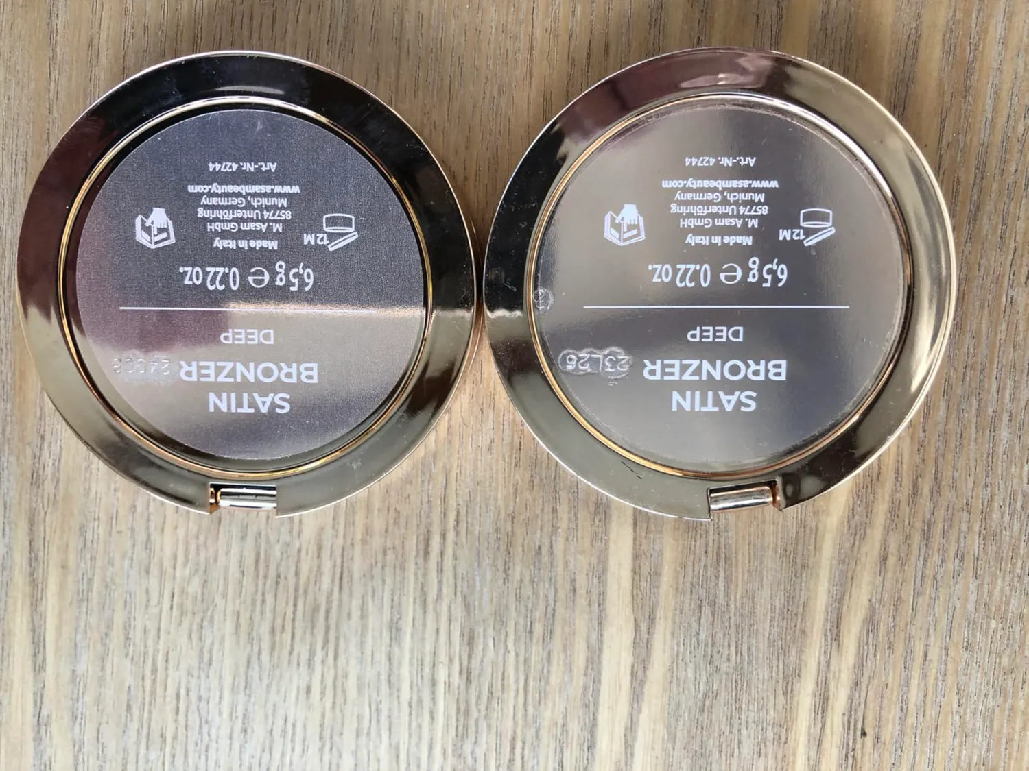 M. Asam Magic Finish Poudre Bronzante Light-Bronzer 6,5 g doré