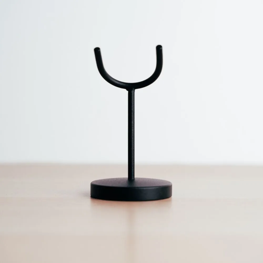 Bivouak Support blaireau rasage inox noir Made in France