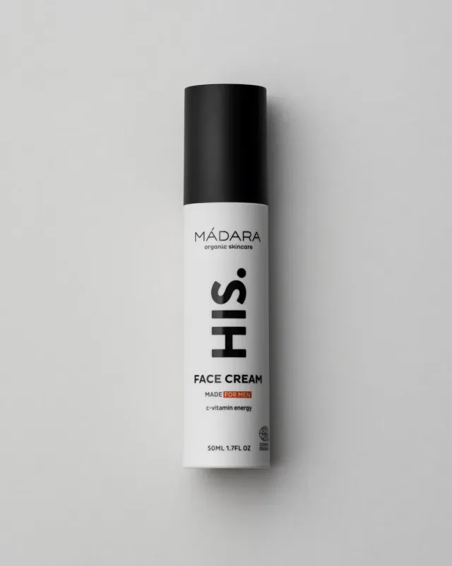 Mádara HIS Face Cream for Men crème homme échantillon vitamine C
