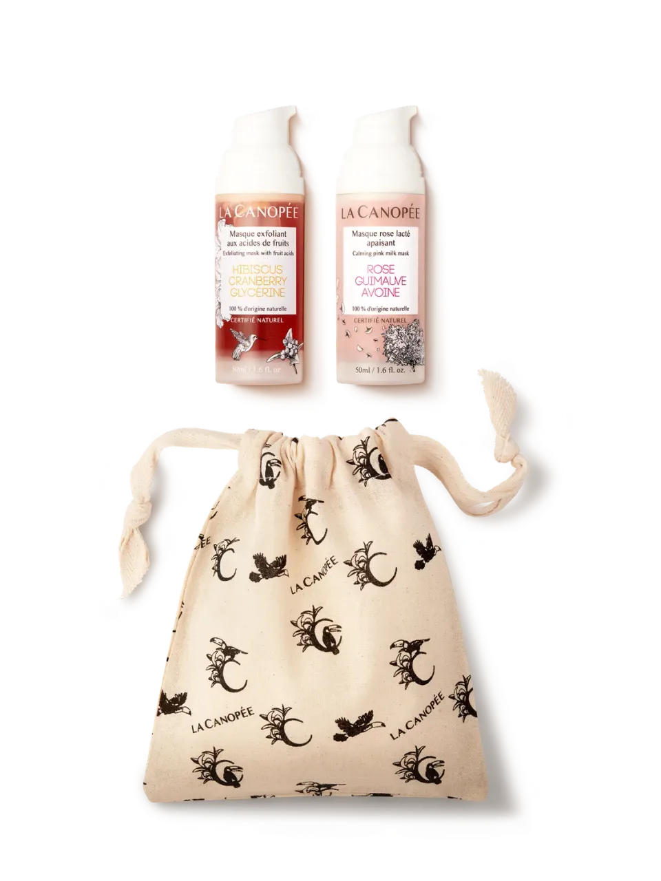 La Canopée Duo cocooning 2 masques éclat apaisant