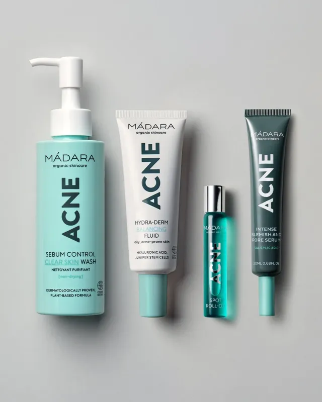 Mádara Full Collection Acne coffret 4 soins anti-imperfections