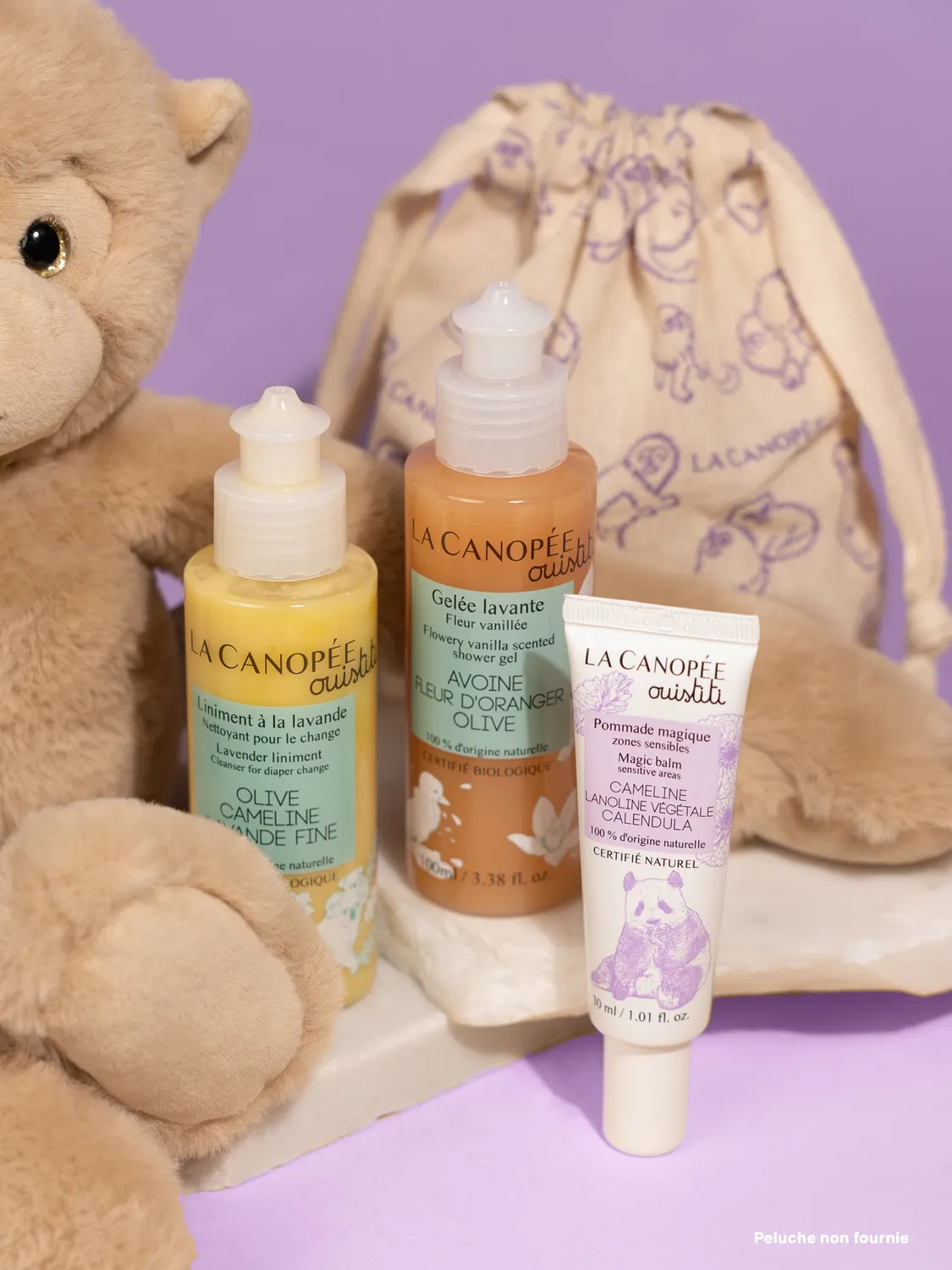 La Canopée Premiers Jours pochette bébé 4 soins