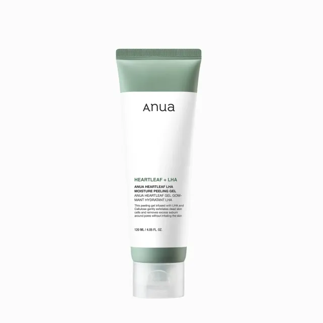 ANUA Heartleaf LHA Moisture Peeling Gel exfoliant points noirs
