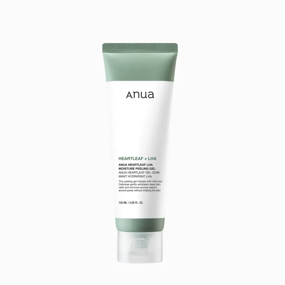 ANUA Heartleaf LHA Moisture Peeling Gel exfoliant points noirs