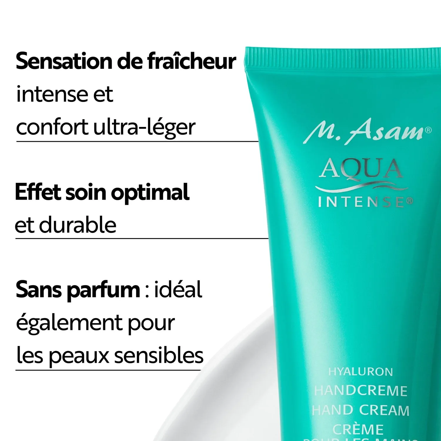 M. Asam Aqua Intense crème mains hyaluronique 100ml sans parfum