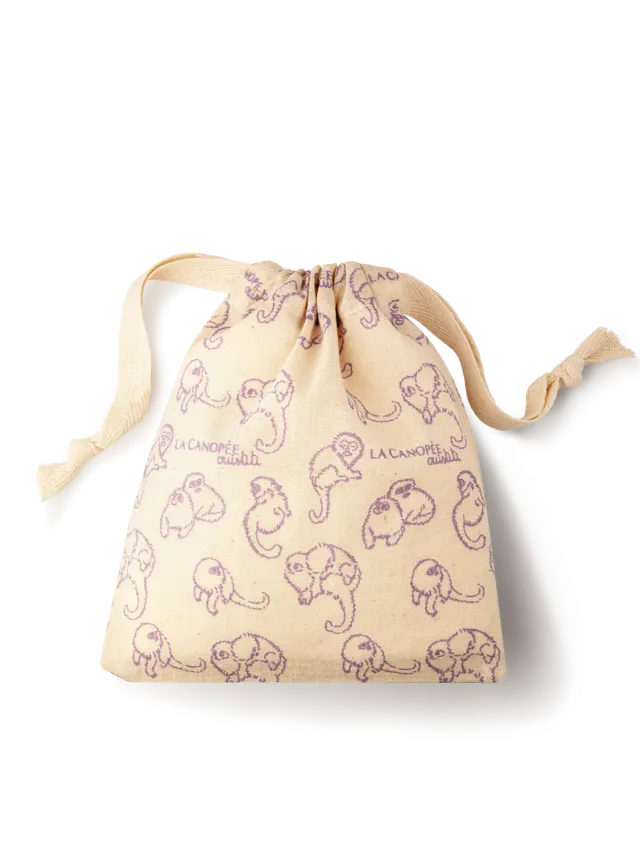 La Canopée Ouistiti pochon coton bio accessoire