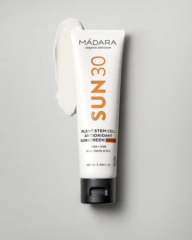 Mádara Sun Protection SPF30 solaire corps échantillon antioxydant