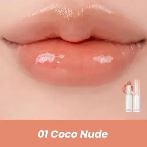 Rom&nd Glasting Melting Balm 01 Coco Nude baume lèvres 3,5 g