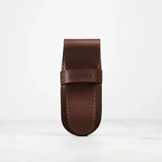 Bivouak Étui cuir rasoir de sûreté made in France