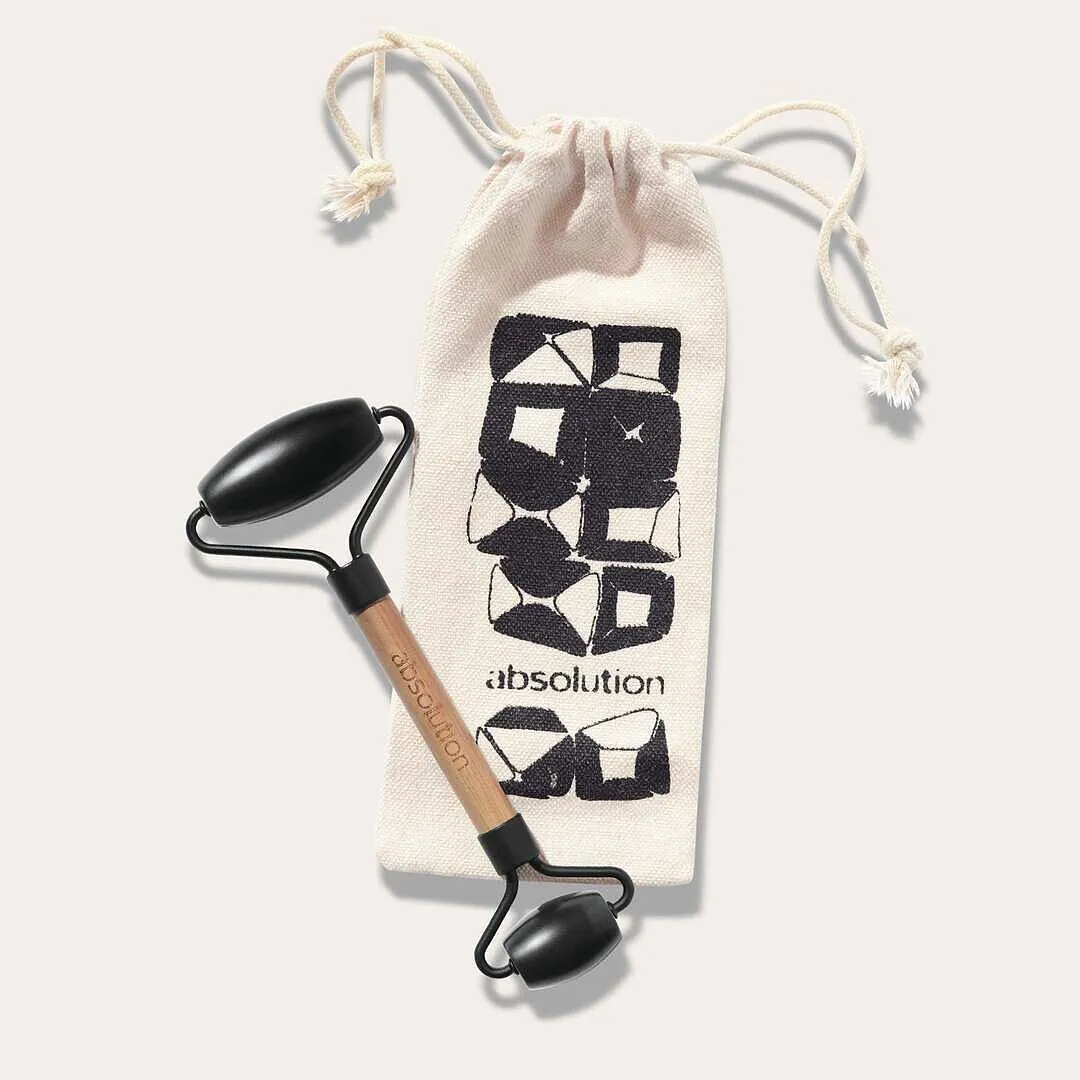 Absolution Le Roll-On Drainant outil visage obsidienne