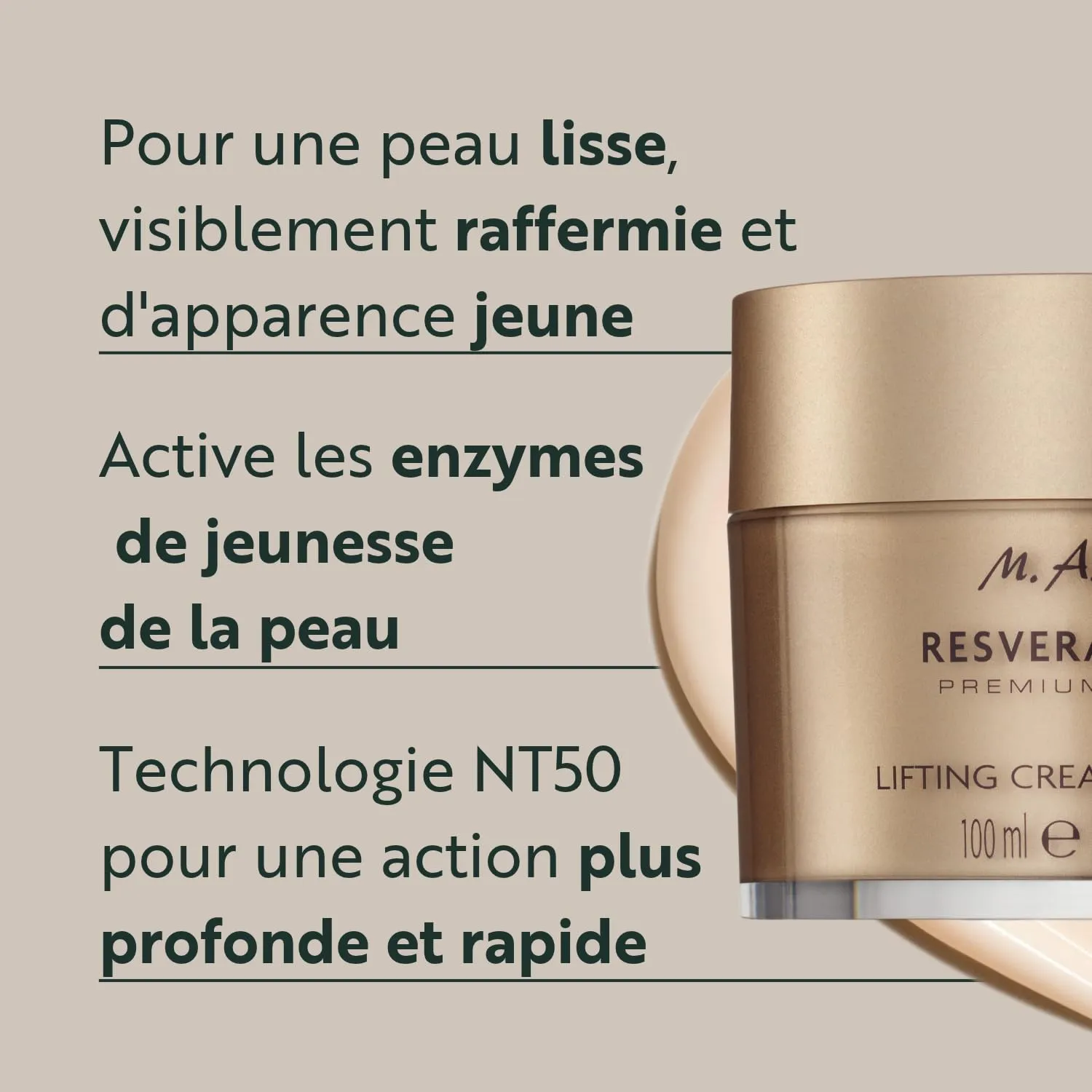 M. Asam Resveratrol Premium NT50 Crème Lissante 100ml XXL