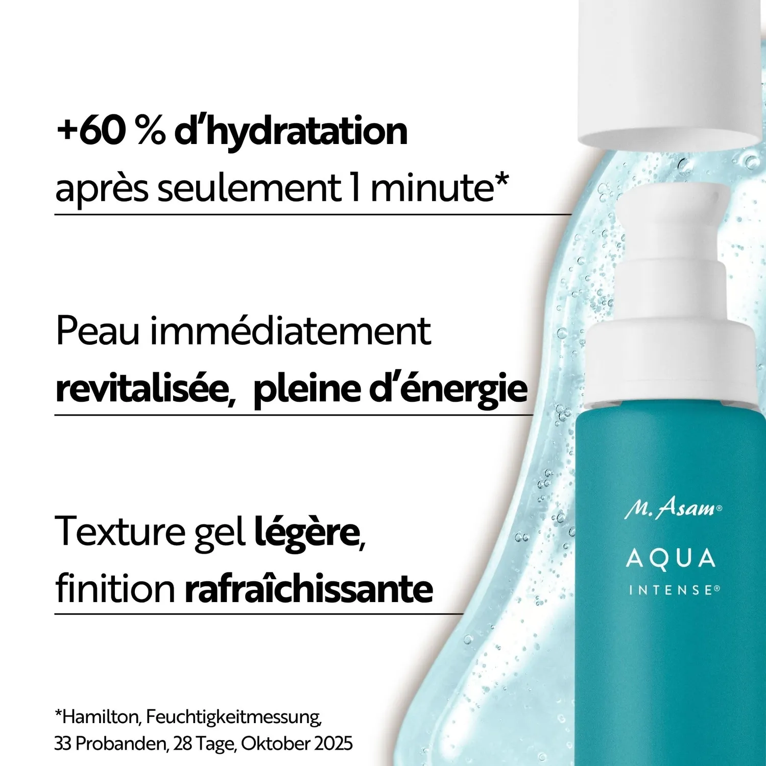M. Asam Aqua Intense Electrolyte Gel Visage 50 ml hydratant