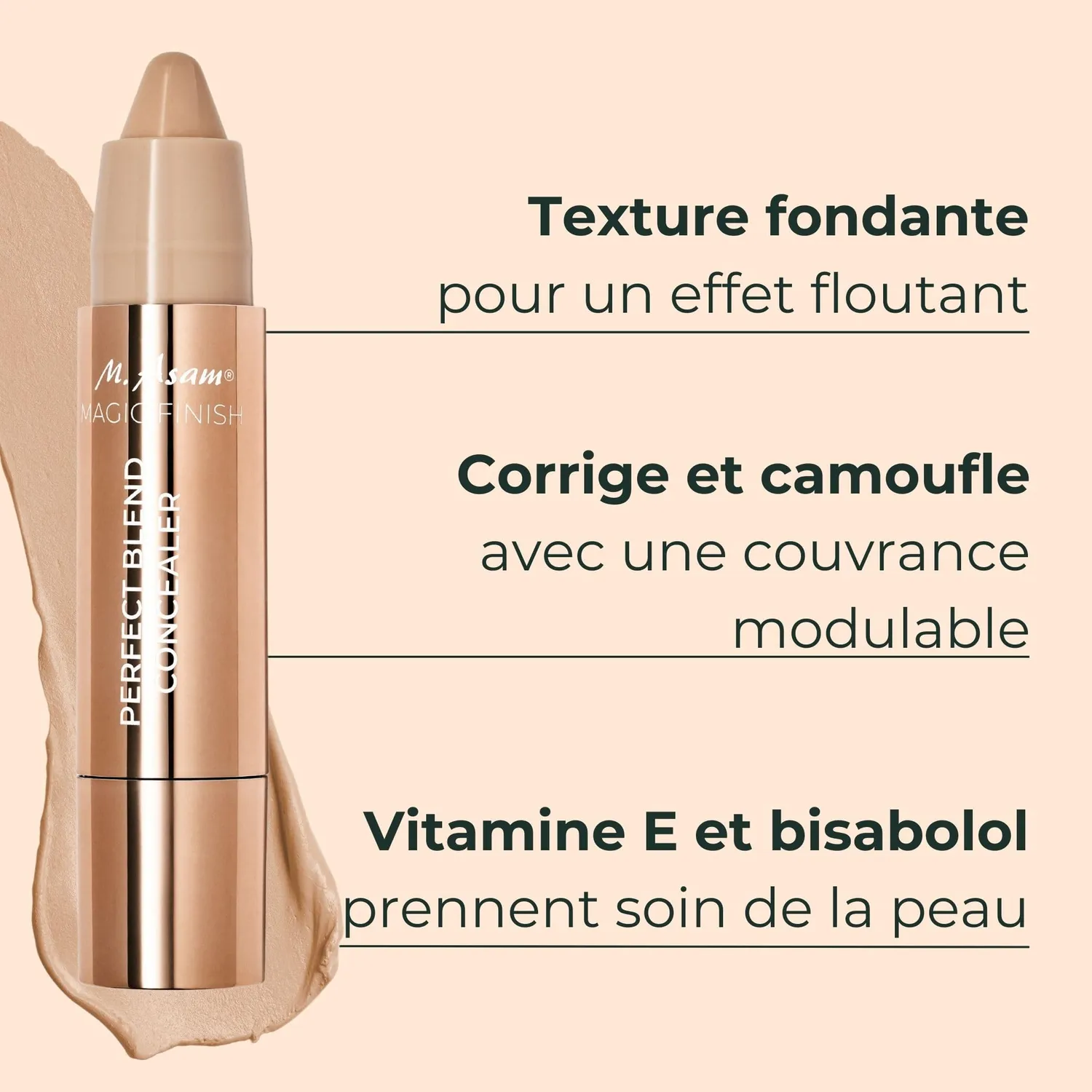 M. Asam Magic Finish Perfect Blend Correcteur Stick 3g Nude