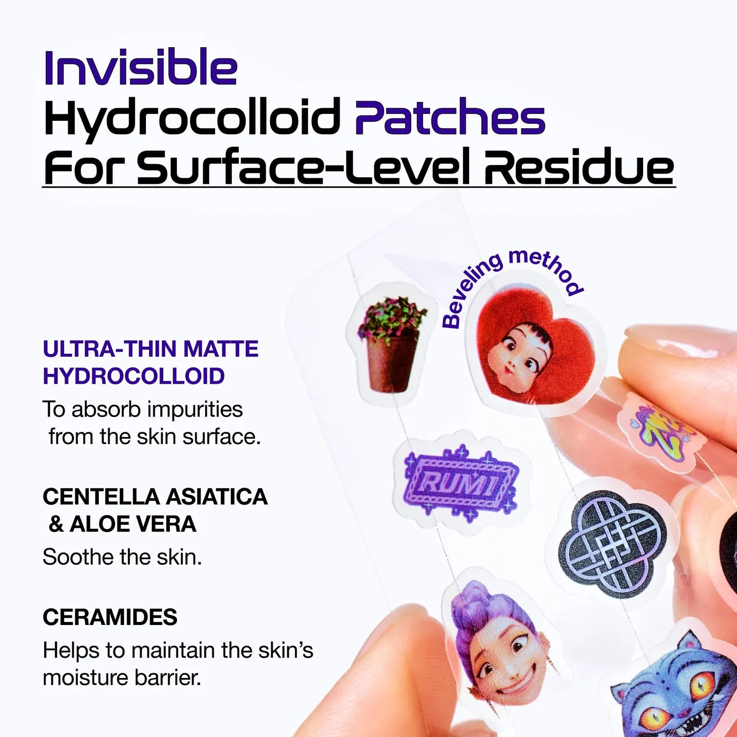 Anua Rumi Ultra-thin Spot Cover Patch 55 patchs bouton invisibles