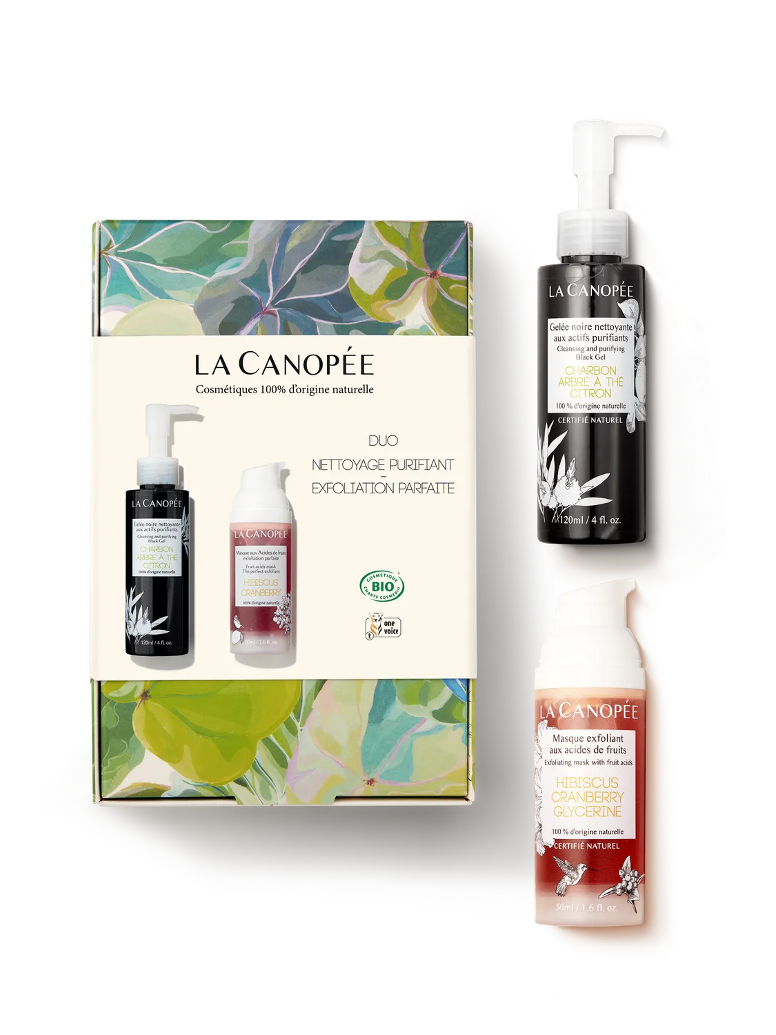 La Canopée Duo Purifiant coffret visage peau nette
