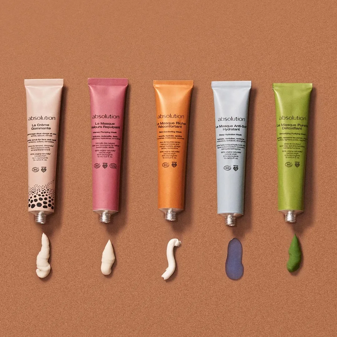Absolution Happy Face Set coffret masques voyage multi-masking