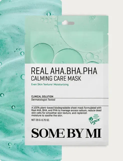 SOME BY MI AHA BHA PHA masque exfoliant 1 dose points noirs