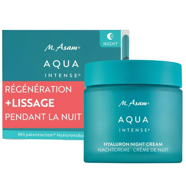 M. Asam Aqua Intense crème nuit hydratante 50 ml hyaluronique