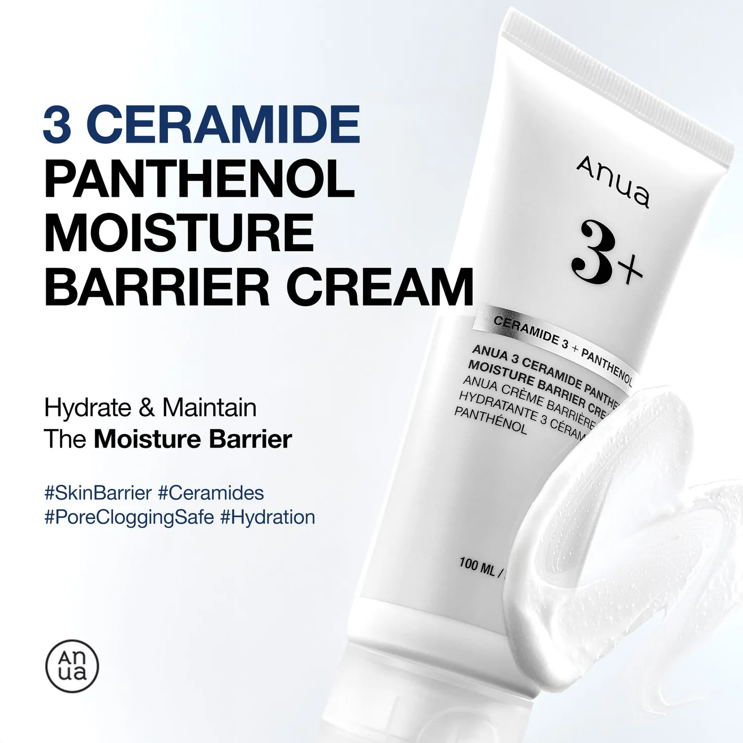 Anua 3 Ceramide Panthenol crème visage barrière  hydratante