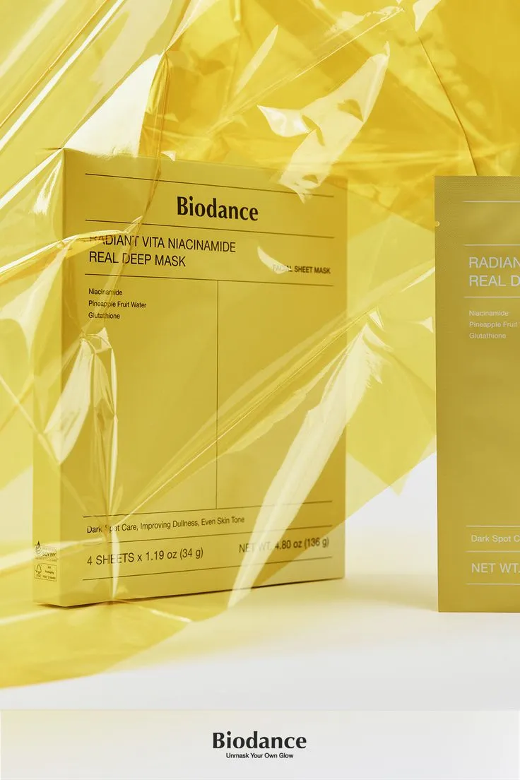 Biodance Radiant Vita Niacinamide masque visage 1 pièce