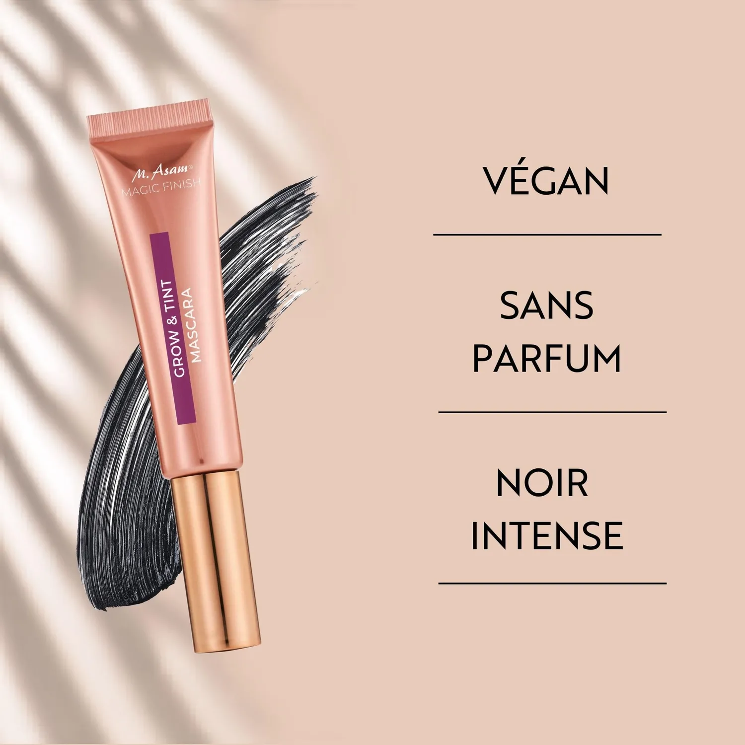 M. Asam Magic Finish Grow & Tint mascara noir 12 ml soin
