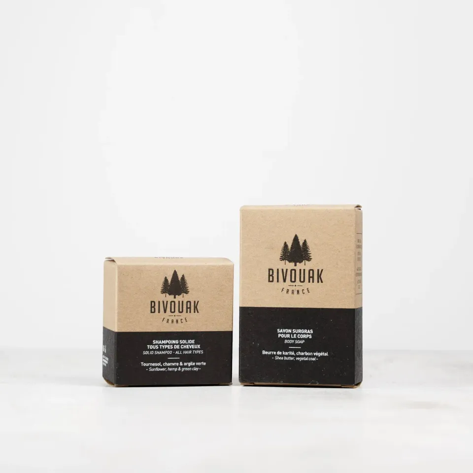 Bivouak Coffret duo douche solide savon + shampoing