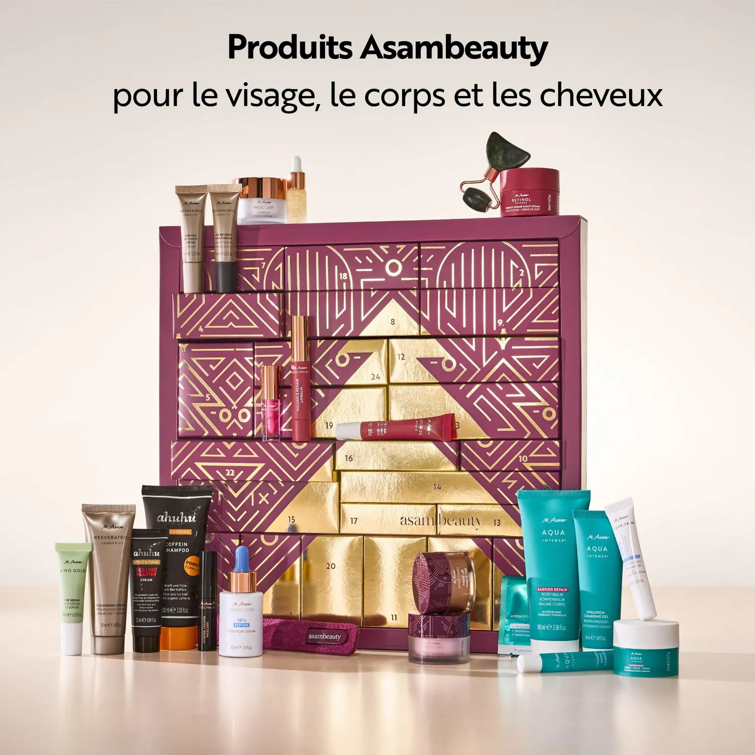 M. Asam Calendrier de l'Avent 2026 beauté 24 surprises