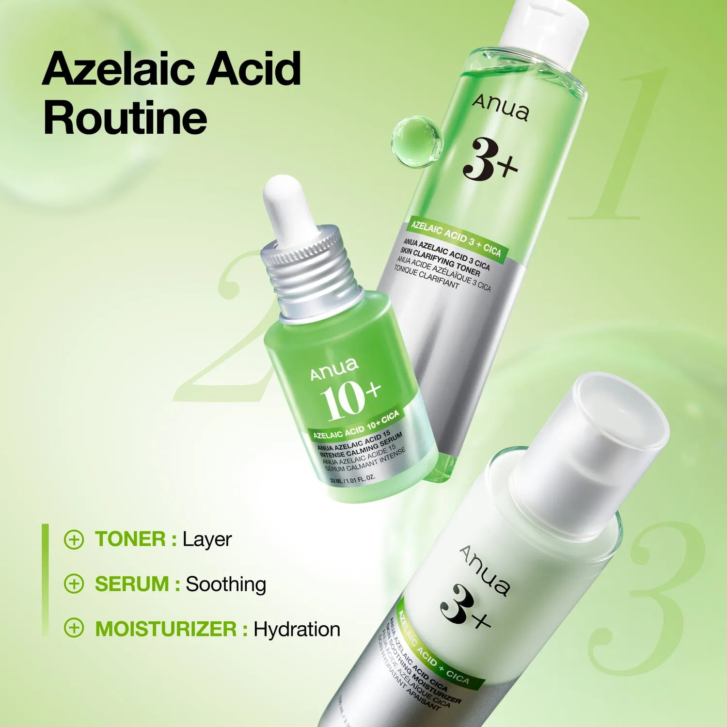 ANUA Azelaic Acid Cica crème apaisante