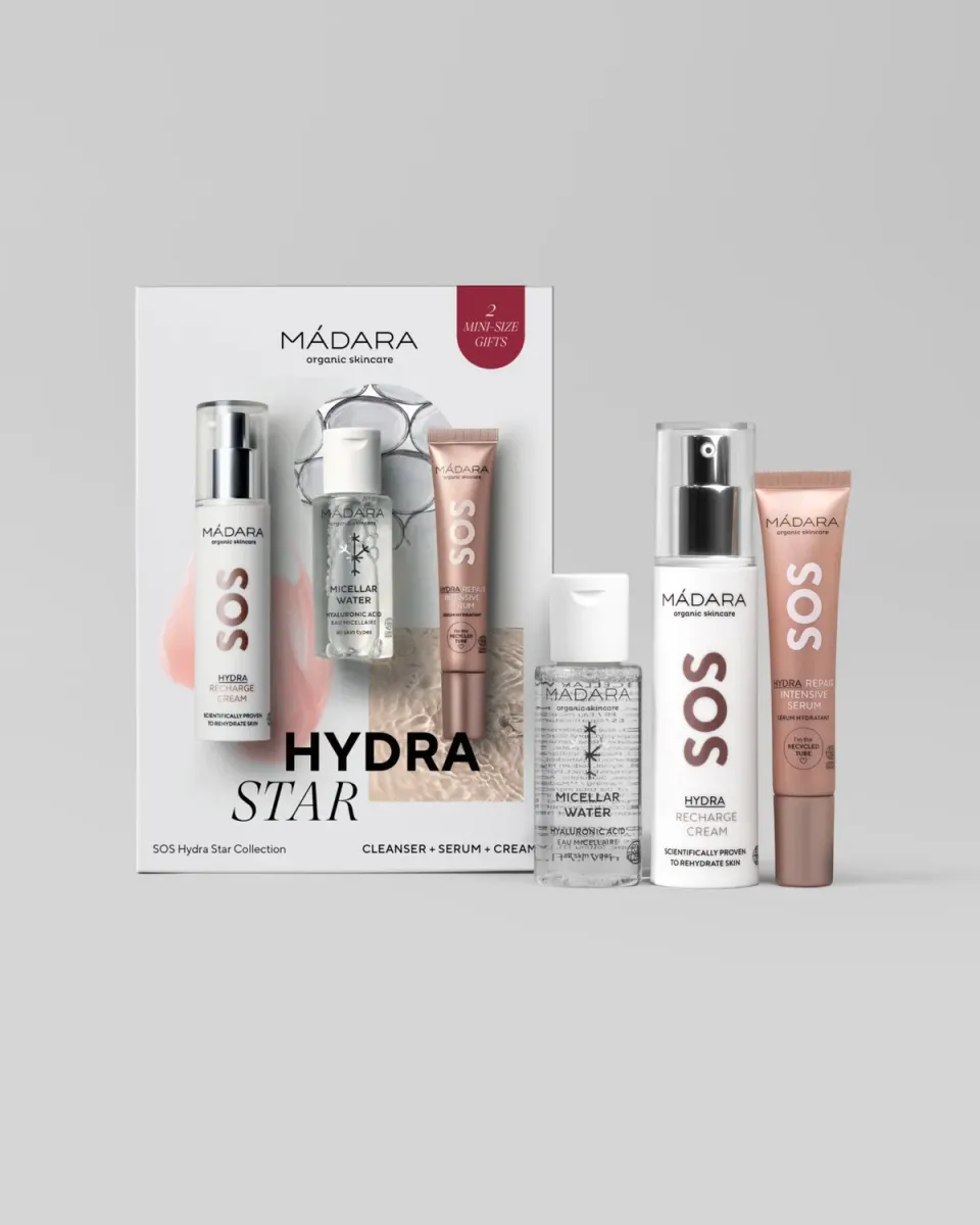 Mádara Hydra Star Collection coffret 3 soins hydratants