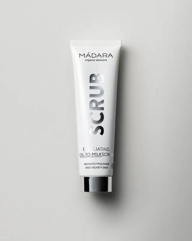 Mádara Exfoliating Oil-To-Milk scrub exfoliant 60 ml éclat
