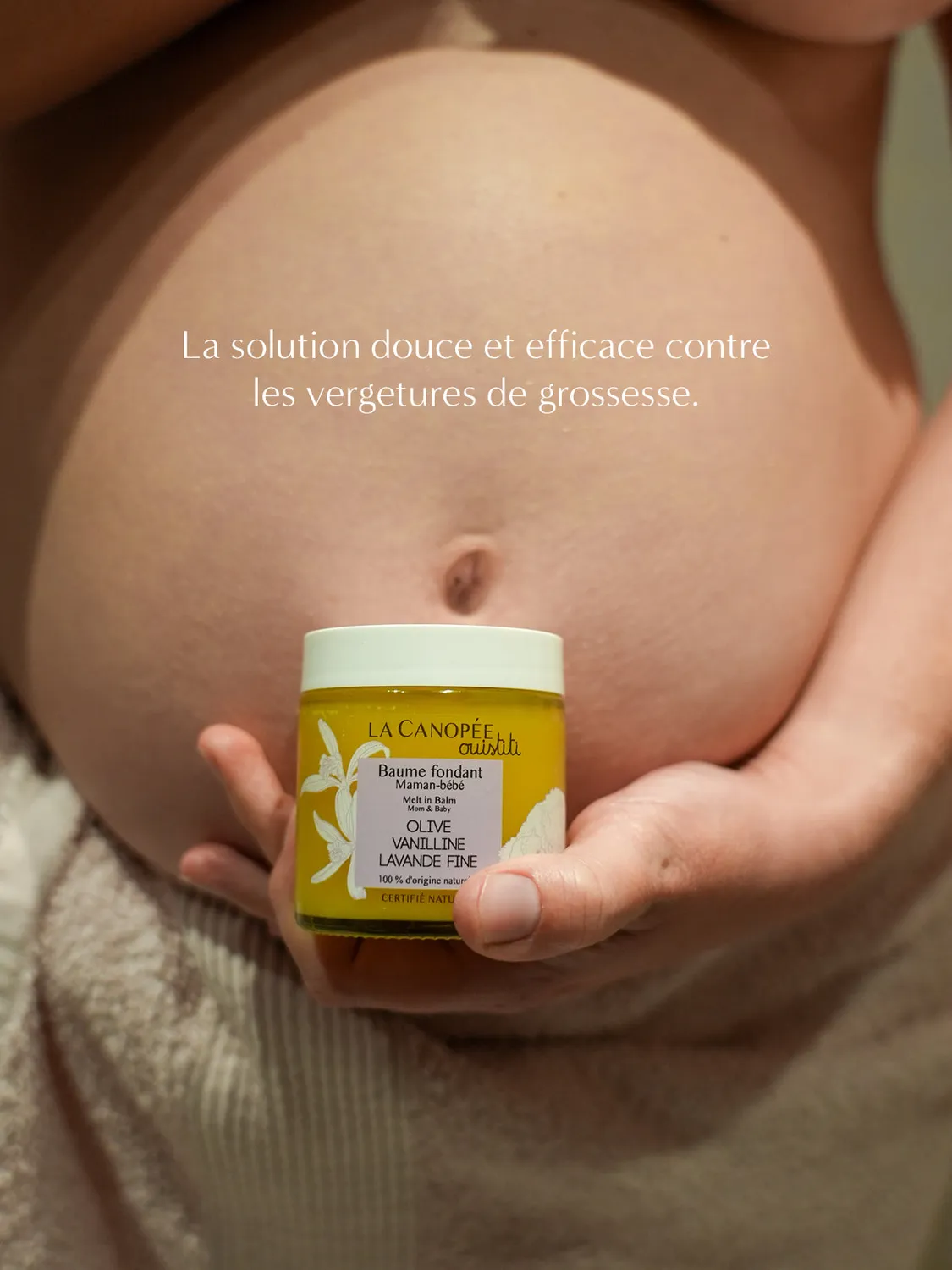 La Canopée Baume fondant maman bébé soin vanillé