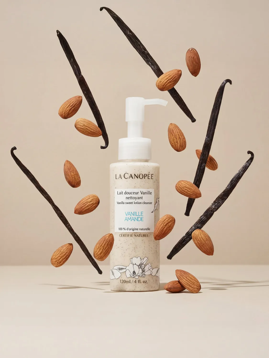 La Canopée Lait Douceur Vanille lait nettoyant 120 ml nourrissant