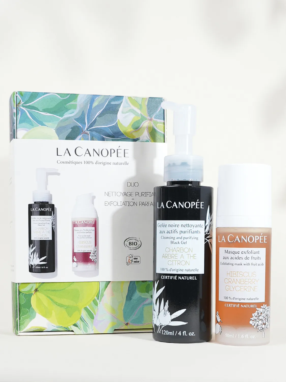 La Canopée Duo Purifiant coffret visage peau nette