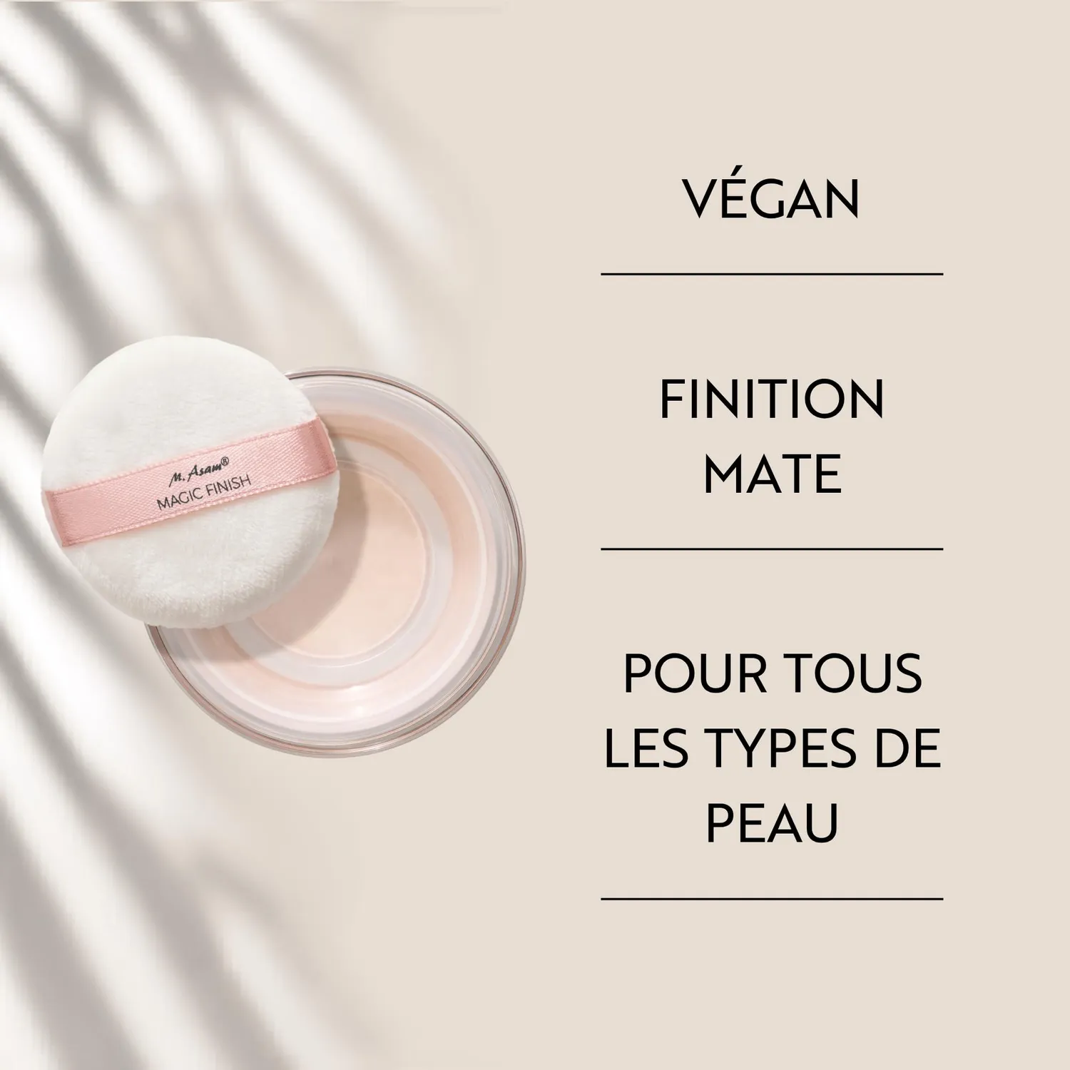 M. Asam Magic Finish Poudre Libre 15 g mat transparente